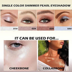 Taupe Mauve Shimmer Single Eye Shadow Palette Makeup with Mirror,Neutral Powder Monochrome Eyeshadow for Older Women,Waterproof Long Lasting Naturing-Looking sombras para ojos