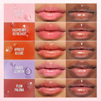 Kaja Lip Plumping- Juicy Glass 05 Plum Paloma | Hydrating, Feel Plumped and Lightweight with Vitamin Tree Fruit Oil, Vegan, Cruelty-Free, Clear Tint Stain Shine Gloss Plumper, Long Lasting