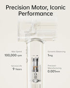 Laifen SE Lite Hair Dryer, Negative Ionic Blow Dryer with 10W RPM Brushless Motor for Fast Drying, High-Speed Low Noise Thermo-Control Hairdryer with Lightweight Design for Home/Portable Travel