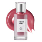 BBIA L’EAU Tint – Glossy & Glow Lip Stain Watery Lip Tint Non-Sticky High Shine Finish Long-lasting Moisturizing Lightweight Natural Daily Use Vegan Korean Makeup (02 FLEUR L'EAU)