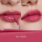 ALTERA BLURRING LIP TINT - Shine Lip Gloss to Soft Blurry Lip Matte Finish, Long-Lasting Lip Stain, Smooth and Blur lip lines, Watery-Velvet Feel, Hydrating & Non-Sticky (005 CRUSH)