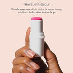 Boomstick Peony Pink ™ - Multistick for Cheeks & Lips - Vegan, Cream Blush Stick & Lipstick - Makeup for Older Women & Mature Skin Boom Stick By Cindy Joseph