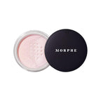 Morphe Bake & Set Setting Powder - Lightweight, Talc-Free Finishing Powder for Face Makeup with a Soft, Natural Finish - Minimizes Shine for Up to 24HR - Brightening Pink (0.31 oz)