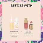 Winky Lux Unicorn Glimmer Balm -Hydrating ph Lip Balm, Natural Pink Tint with pH Color Changing, Moisturize & Soften Lips While Leaving Sheer Pink Tint, with Vanilla Scent