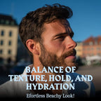 Striking Viking Sea Salt Spray for Men - Medium Hold - 6.76 Fl Oz (200ml) Blue Ocean Scent - Texturizing, Volumizing & Curl Enhancing - Beachy Texture Salt Spray for Hair