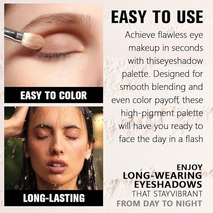 Slive Single Glitter Eyeshadow Makeup, Neutral Powde Eye Shadow for Women, Slive Shimmer Singles Eyeshadow Palette Pigmented Waterproof, sombras para ojos, Girls Christmas Eyeshadows Gift 12