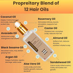 REVATOLOGY Hair Growth Oil for Adults (Made in USA) pre-rinse Formula with 30 Oils and Herbal extracts Reduces Hair Fall, Boosts Regrowth & Strengthens Roots | Cruelty & Chemical Free