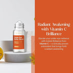 Eye Roller Serum with Vitamin C & Niacinamide - Eye Serum for Puffiness & Fine Lines - Anti Aging Korean Skin Care - 1.69 Fl Oz./50ml