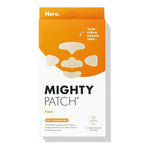 Hero Cosmetics Mighty Patch™ Face Patch - XL Hydrocolloid Face Mask for Acne, 5 Large Pimple Patches for Zit Breakouts on Nose, Chin, Forehead & Cheeks (1 Count)