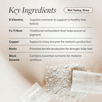 Arey The System Daily Hair Serum and Supplement Treatment for Women & Men | Slows Grey Hair Growth in 3-6 Months | Promote Thicker, Fuller Regrowth | Biotin, B + D Vitamins (1 Month Supply)