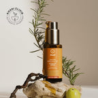 khadi VitalityGrow Hair Oil - Rosemary for more volume & hair growth - against hair loss - 100% natural, herbal, vegan & silicone-free - 1.69 fl oz