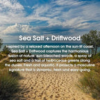 Huron Shower Kit - Shampoo, Conditioner, & Body Wash For Men - Sea Salt + Driftwood Scent - Hydrating & Nourishing Men’s Shampoo & Conditioner