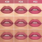 evpct 3Pcs Antique Rose Nuetral Hot Mauve Matte Lip Liner & Liquid Lipstick Stain Makeup Set for Women, Lip Liner Stain Long Lasting Waterproof Smudge Proof, Cruelty Free Lip Makeup 24 hours originale