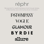 rephr The Core Eye Set – 4 Natural Goat Hair Makeup Brushes for Blending, Shading, Detail & Crease, Handmade in Kumano, Japan