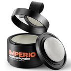 IMPERIO Root Touch Up Hair Powder for Concealing Hair Loss instantly - Hairline Powder for Women & Men - Water resistant Root Cover Up for Thinning Hair in Premium Hairdressing Quality (Light Gray)