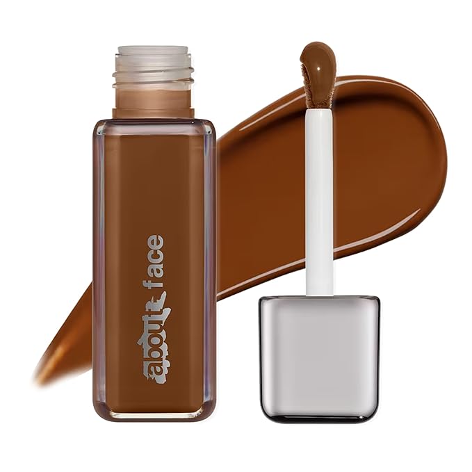 about-face THE PERFORMER Skin-Focused Foundation D3Neutral – Medium Coverage, Long-Wear, Breathable & Buildable Base – Clean, Vegan, Hydrating Formula with Blue Agave & Chlorella – 1.08oz