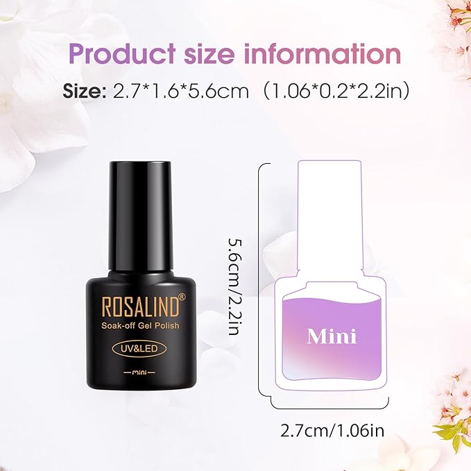 ROSALIND 8PCS Cateye Gel Polish with Magnet Stick - Magnetic Cat Eye Gel Nail Polish Sparkle Diamond Effect Magic Magnetic Glitter Soak Off Led Nail Art DIY Salon Gifts For Women