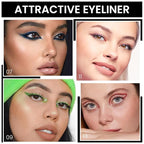 Kaely 4Pcs Dark Blue Green Purple Red Gel Eyeliner Pencil,Cream Waterproof Smudge Proof Eye Liner,Halloween Makeup,Eye Black Face Paint Lipstick Crayon,Color Colorful Eyeliner Eyeshadow Stick