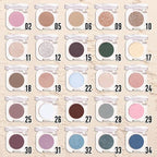 Sheer White Sparkle Single Eyeshadow, Lightweight Blendable Mini Eye Shadow for Older Women, Monochrome Eyeshadow Palette Makeup Pigmented Waterproof, Vegan & Cruelty-Free, 23