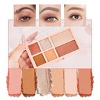 Eyeshadow Palette, Soft Matte & Romantic Shimmer, High Pigment, Smooth Texture, Easy to Blend, No Fallout, Can Be Used, Eyelids, and Nose for a More Radiant, Clear, and Flawless Finish-1#