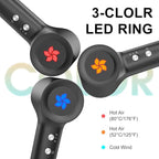 ZPP Hair Dryer, Professional High-Speed Ionic Blow Dryer, 110000 RPM Brushless Motor High Speed Motor for Fast Drying Low Noise Thermo-Control Hairdryer for Travel Women Men