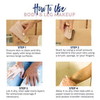 Best Bronze Bombshell Body Makeup - Tattoo Cover Up Makeup & Body Foundation Waterproof - Tattoo Concealer Waterproof for Scars, Varicose Veins Cover Up & Leg Foundation (N4.5 Fair Beige Neutral)