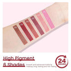 Bright Red Lip Stick,Matte Cream Lipstick Set for Women,Long Lasting Waterproof Smudge Proof Velvet lipsticks Crayon,Lip Makeup Kit Travel Size,Vegan & Cruelty-free (Pack of 1)