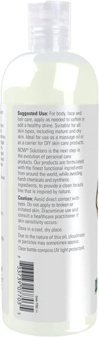 NOW Solutions, Liquid Coconut Oil, Light and Nourishing, Promotes Healthy-Looking Skin and Hair, 16-Ounce (Pack of 2)