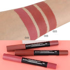 evpct 3Pcs Brown Lip Liner Crayon Pencils Set for Women, Neutral Matte Lipstick Lip Stick Crayon Long Lasting, Lips Pencil Liner and Lipstick set, Lipliner Pencil 24 Hours Long Wearing Lipstick labial
