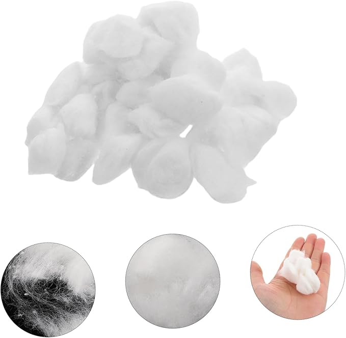 2Pack Cotton Balls for Makeup Removal Durable Cotton Powder Applicator for Everyday Use Versatile Convenient Design for Makeup Household Tasks