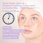 Lavender Hydrogel Under Eye Patches 28 Pairs 5 Minute Calming Hydrating Eye Mask for Puffy Eyes and Dark Circles Relaxing Cooling Under Eye Pads Ophthalmologist Tested