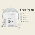 Rice Toner Pads Korean Skin Care Daily Exfoliating Pads for Face: THE GLOW UP Centella AHA PHA Niacinamide Brightening Toner for Mens Skincare, Facial Cleansing, Acne Pores, Dark Spots & Skin Radiance