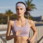 12 Pcs Stretchy Sport Headbands for Women,Absorbed Sport Headband Soft Twist Knotted Headbands for Yoga, Workout Daily Life