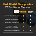 Rice Water Shampoo Bar 2.0 - Hydrating & Moisturizing Natural Hair Soap for Strengthening & Scalp Nourishment - Solid Bar for All Hair Types (120g, 4.23oz)