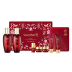 Sooryehan Hyobidam Fermented Bundle Gift Set (14fl oz) - Hyobidam Korean Skin Care Gift Set with Toner, Emulsion, Essence, Cream, Eye Cream, Mask & Foam,. Wild Ginseng Anti-Aging Hydration & Firming.
