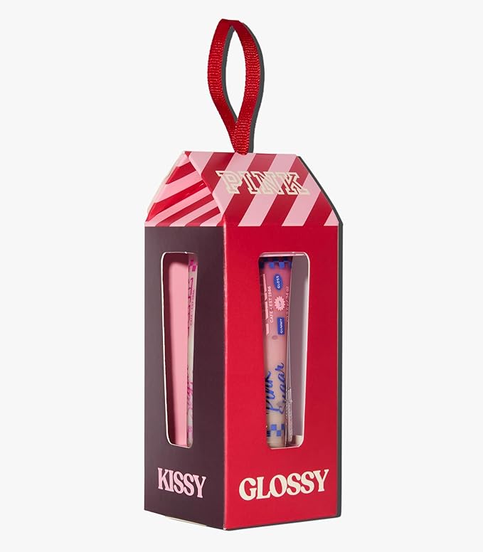 Victoria's Secret PINK 3 piece Lip Oil Gift Set, Flavored Gloss for Women