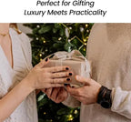 GLAMUP® 6 in 1 Hot Air Styler, Tight Grip, Powerful High Speed Dryer, Volumizer, Blow Dryer Brush, Curling Volumizing Hair Styler Gift Set with Travel Bag