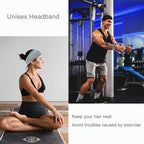 Fashion Headbands For Women Wide Headband Yoga Workout Head Bands Hair Accessories Band Black White Gray 6 Pack