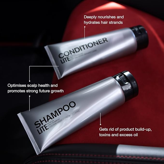 Patricks SH Lite Shampoo - Notes of Sandalwood, Violet - Hair Loss Treatment, Hair Growth & Regrowth Formula for Normal, Dry, Oily Hair - Daily Moisture Renewal 200ml