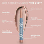 PRIME PROMETICS PrimeEyes Eye Brightener for Mature Women – Creamy Eye Shadow Sticks – Easy Application, Quick Eye Lift Effect – Hypoallergenic, Long Wear, Water-Resistant (Stardust)