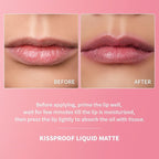 Oulac Matte Liquid Red Lipstick for Women, Orange-Brown Tones Red Lip Gloss Long Lasting, Highly Pigmern Lip Color with Vitamin E & Rose Oil, Waterproof, Vegan & Cruelty-Free M04