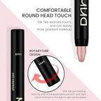 evpct 2Pcs Cream Eyeshadow Sticks Set for Eyes Waterproof, Champagne Shimmer Matte Eye shadow Stick Pencil Pen Bulk sombras en crema para ojos 17+17