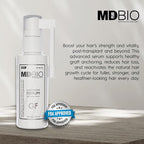 MD PLUS BIO Hair Repair Serum - Thicker, Fuller, Hair Loss and Thinning Treatment Serum - Women and Men Hair Care Products Spray - All Hair Types - 2.02 Fl oz (60 ml)