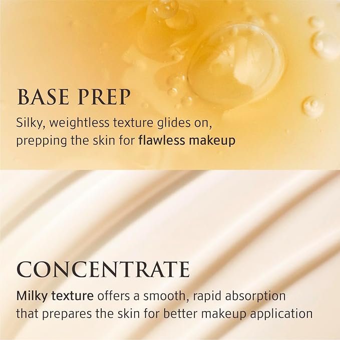 Glass Skin Prep Gift Set – Skincare & Makeup with Base Prep (0.84 fl oz), Concentrate Serum (1.35 fl oz), and Foam Exfoliant Samples (2g × 5ea) | Hydrating, Cleansing & Makeup-Ready Kit