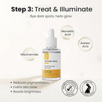 Radiance Bundle – 5-Step Advanced Brightening System – Complete Skincare Kit with Face Wash, Gel, Cream, Serum & SPF Moisturizer