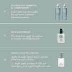 RŌZ Milk Hair Serum - Versatile 3-in-1 Leave-In for All Hair Types, Hydrates & Smooths, Frizz-Free Styling, Rich in Natural BotaniComplex™, Silicone-Free & Vegan. 3.4 fl. oz. / 100 ml