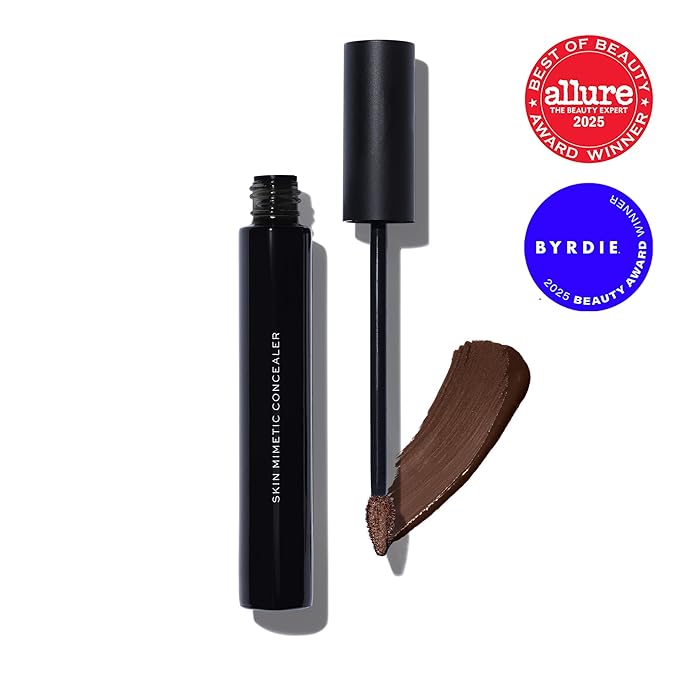 MAKE Beauty Skin Mimetic Concealer Buildable Medium Coverage Hydrating Concealer for Dark Circles Spot Concealing Brightening Crease-Free, Including Mature Skin. Radiant Finish. 20 Deep Cool