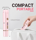 2 in 1 Bikini Trimmer for Women, Dual Head Electric Shaver with LED Display, IPX7 Waterproof Body Pubic Hair Trimmer Rechargeable Womens Electric Razor for Armpit Leg Body Facial Wet & Dry Use