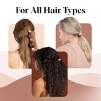 Kitsch Hair Ties No Damage - Strong, Stretchy & Snag-Free Hair Bands | Soft Nylon Ponytail Holders, Stylish Elastics for Everyday Hairstyles | Ideal Gifts for Women - Blush, 20pcs