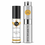CA Perfume Duo Impression of Oskar For Men Perfume Layering Set Mens Cologne Long Lasting Travel Size EDP + Body Oil Roll-On Bottle 0.27 Fl Oz+0.33 Fl Oz